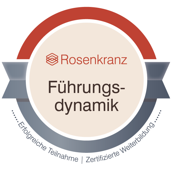 Rosenkranz Digital Badge F&uuml;hrungsdynamik
