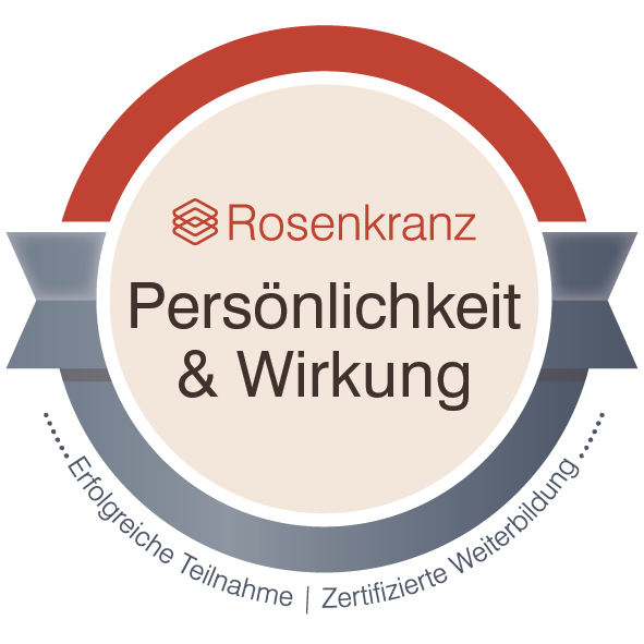 Rosenkranz Digital Badge Pers&ouml;nlichkeit & Wirkung